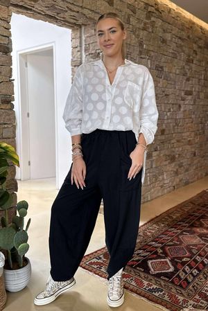 Lagenlook Cocoon Trousers | Ladies' Cocoon Pants | Laundry B